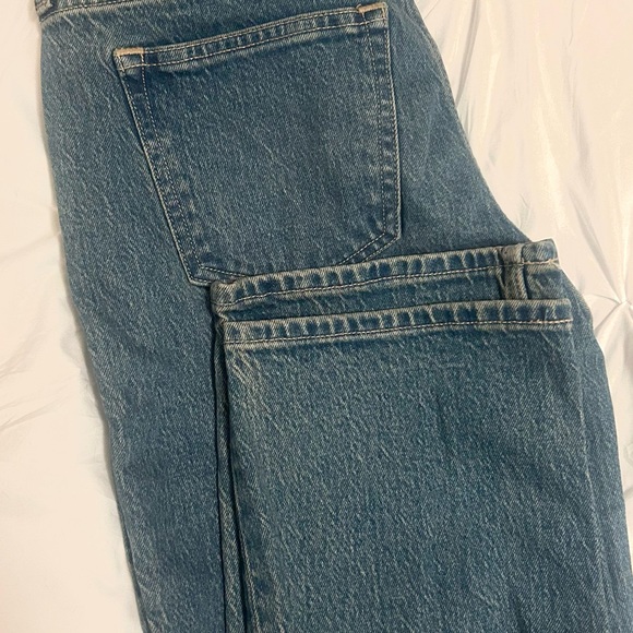 Abercrombie & Fitch Blue Mid Rise 90's Straight Jeans - Picture 4 of 5